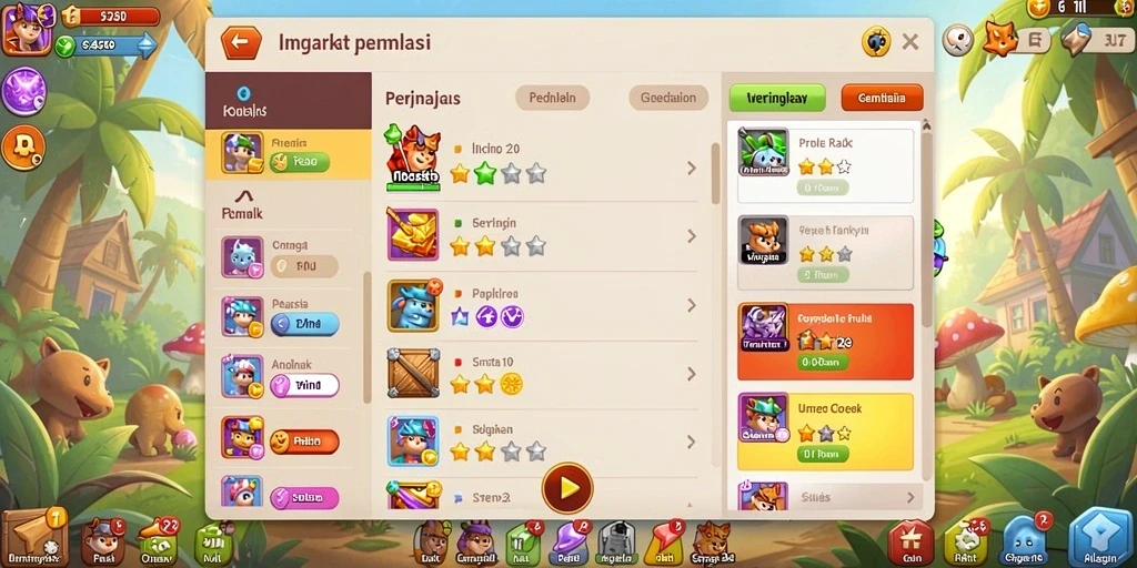 Tangkapan layar memperlihatkan grafik yang menakjubkan.