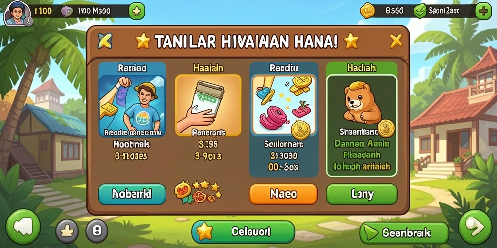 Tampilan antarmuka 77WIN yang menarik dan modern.