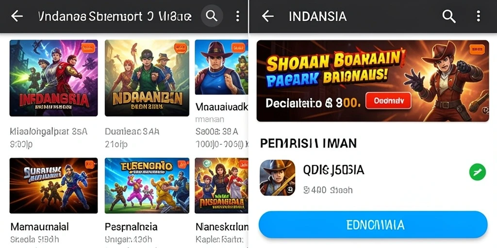 Tampilan awal permainan yang memukau.
