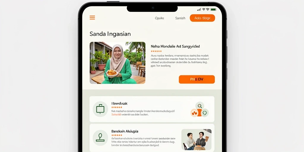 Tampilan grafis yang menarik dan penuh warna.