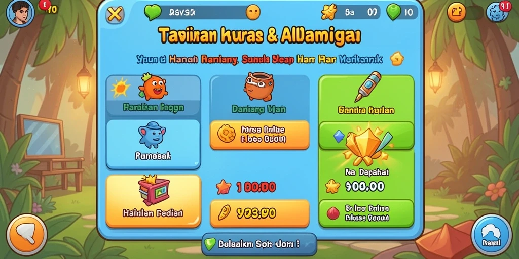 Tampilan antarmuka yang menarik dan user-friendly.