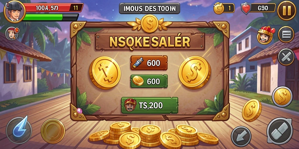 Screenshot menampilkan antarmuka game yang menarik dan mudah digunakan.