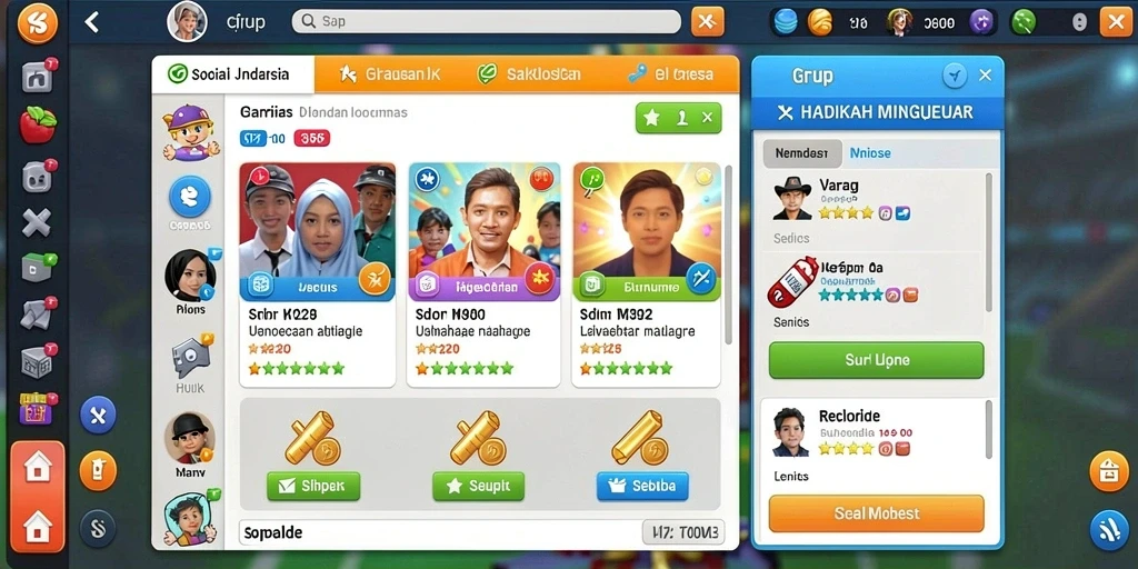 Tampilan menarik dari layar utama KASTOTO.