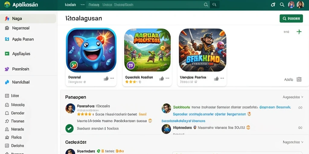 Tangkapan layar antarmuka pengguna PAKBOSTOGEL yang menarik.