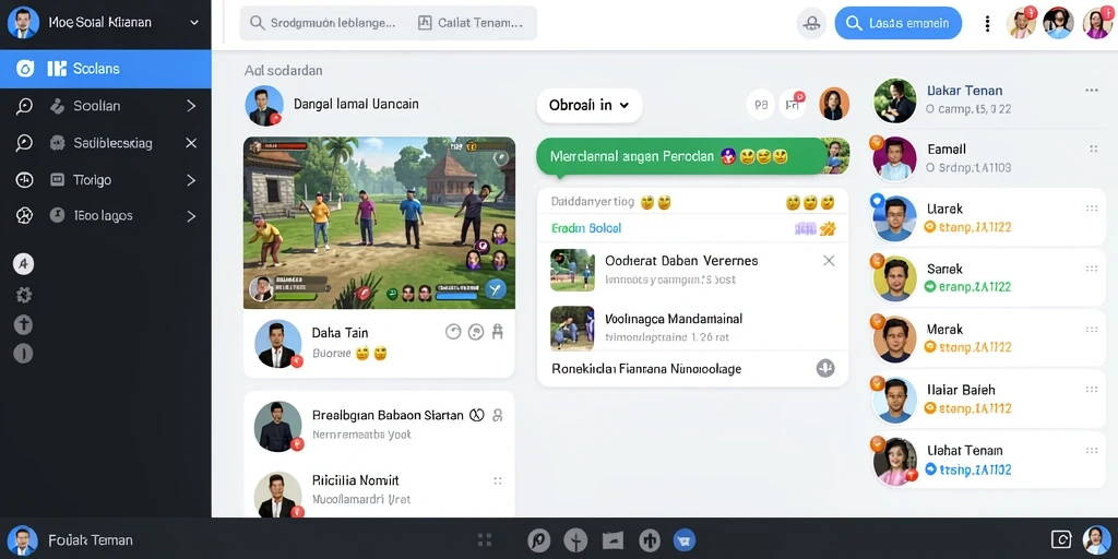 Tampilan antarmuka yang modern dan menarik.