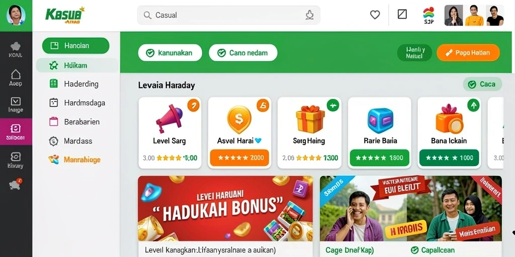 Menampilkan antarmuka aplikasi yang user-friendly.