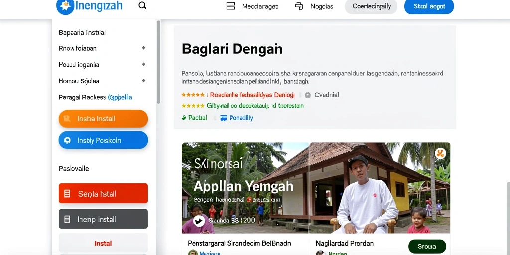 Tampilan grafis luar angkasa yang menarik