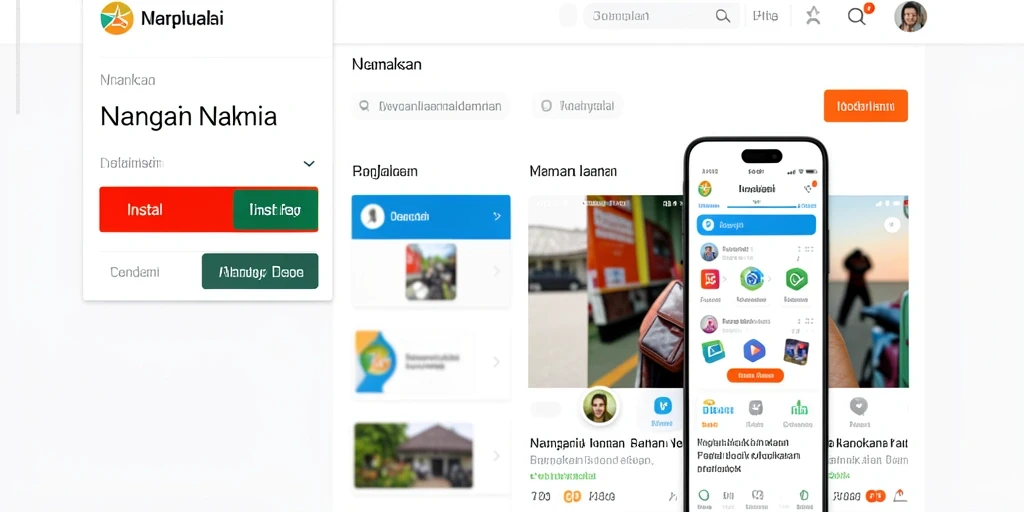 Tampilan luar angkasa yang mengagumkan dan penuh warna.
