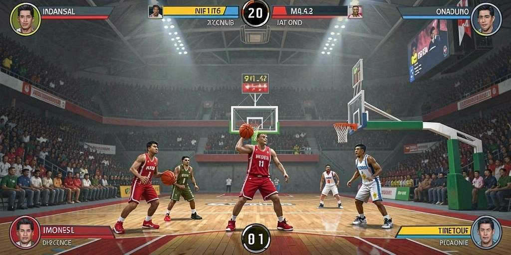 Tampilan grafis yang memikat di level pertama.